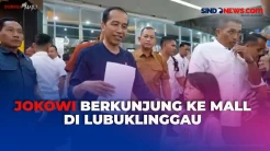 Jokowi Berkunjung ke Mall di Lubuklinggau, Warga Rela Berdesakkan untuk Foto Bersama