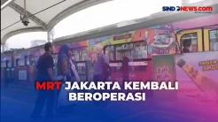 MRT Jakarta Kembali Beroperasi Pagi Ini setelah Insiden Crane Jatuh ke Rel