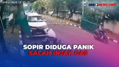 Mobil Tubruk Gerbang Perumahan dan Pengendara Motor hingga Tewas di Penjaringan Jakarta Utara