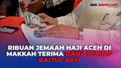 Asyik! Ribuan Jemaah Haji Aceh Terima Dana Wakaf Baitul Asyi Senilai 1.500 Riyal di Makkah