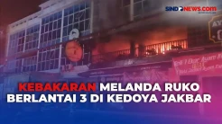 Diduga Korsleting Listrik, Ruko Berlantai 3 di Kedoya Jakarta Barat Terbakar