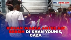 Warga Khan Younis Berjuang Mendapatkan Air Minum untuk Bertahan Hidup
