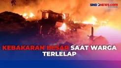 Kebakaran Besar Lapak Barang Bekas Seluas 3 Ha Terbakar di Joglo Jakbar