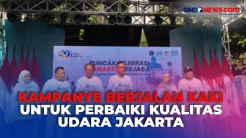 Perbaiki Kualitas Udara, Pemprov DKI Jakarta Gaungkan Gerakan Jalan Kaki 7.500 per Hari