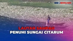 Sungai Citarum Dipenuhi Ratusan Ton Sampah Bak TPA Raksasa