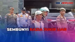 Kocar-kacir, Jukir Liar Kabur Sembunyi Terjaring Razia Petugas Gabungan di Kembangan