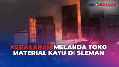 Kebakaran Melanda Toko Material Kayu di Sleman, Penyebab Belum Diketahui
