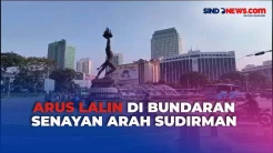 Libur Iduladha 2024 Usai, Begini Arus Lalin di Bundaran Senayan Arah Sudirman