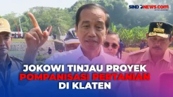 Jokowi Tinjau Proyek Pompanisasi di Klaten untuk Antisipasi El-Nino