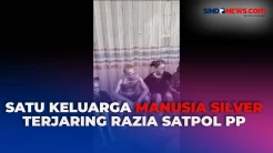 Detik-Detik Satu Keluarga Manusia Silver Asal Bandar Lampung Terjaring Razia Satpol PP