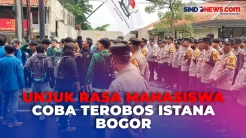 Unjuk Rasa Mahasiswa Diwarnai Kericuhan saat Coba Terobos Istana Bogor