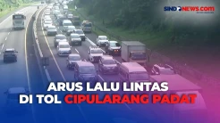 Memasuki Libur Sekolah, Arus Lalu Lintas di Tol Cipularang Padat