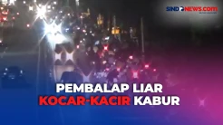 Pembalap Liar di Kawasan TMII Kocar-kacir Nekat Lawan Arah saat Dibubarkan Polisi