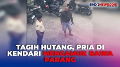 Heboh! Pria di Kendari Mengamuk Bawa Parang saat Tagih Utang Rp35 Juta