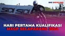 Pembalap Akui Banyaknya Lompatan jadi Tantangan di Hari Pertama Kualifikasi MXGP Selaparang 2024