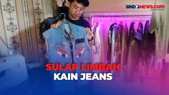 Tangan Kreatif Pemuda di Blitar Sulap Limbah Kain Jeans Jadi Barang Bernilai Jual Tinggi