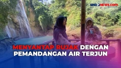 Menyantap Rujak Petis Khas Tuban sambil Menikmati Keindahan Air Terjun Putri Nglirip
