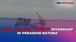 Polairud Tangkap 2 Kapal Nelayan Vietnam yang Curi Ikan di Perairan Natuna