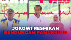 Jokowi Resmikan Bendungan Pamukkulu Sulawesi Selatan
