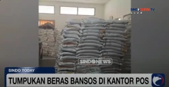 Viral Tumpukan Beras Bansos di Kantor Pos Mandailing Natal