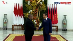 Presiden Jokowi Terima Kunjungan PM Papua Nugini James Marape di Istana Bogor