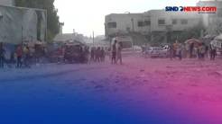 Ribuan Pengungsi Palestina Terpaksa Mengungsi lagi dari Muwasi, Khan Younis.