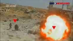 Tentara Israel Kocar Kacir Terkena Bom Sajil Yang Diledakkan Pejuang Al Qassam