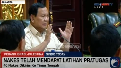 Menhan Prabowo Subianto Beri Pembekalan 40 Nakes TNI untuk Misi Kemanusiaan di Gaza