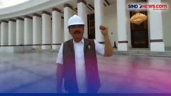 EKSKLUSIF! Menko Polhukam Hadi Tjahjanto saat Berdiri di Sumbu Kebangsaan IKN, Jelaskan Maknanya