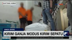 Polisi Gagalkan Pengiriman Ganja Modus Kirim Sepatu Lewat Jasa Ekspedisi