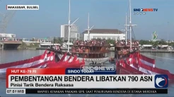 Wali Kota Makassar Peringati HUT ke-79 RI Berkonsep Semangat Bahari di Kapal Pinisi