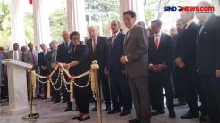Menlu Retno Marsudi Resmikan Pemugaran Gedung Pancasila