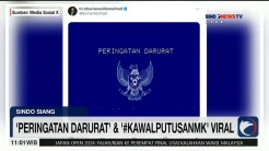 Viral Gambar Garuda Berlatar Biru Bertulisan Peringatan Darurat