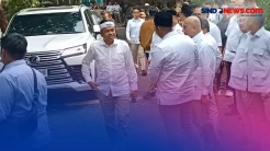 Cagub Jabar Dedi Mulyadi Sambagi Markas Gerindra, Singgung Pengumuman Cawagub