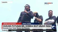 Sejumlah Komika Tanah Air Ikut Bergabung dalam Demonstrasi Tolak Revisi UU Pilkada