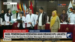 Penyerahan Berkas Kesehatan Bacagub-Bacawagub Jakarta
