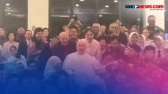 Paus Fransiskus Temui 200 Pelajar Gerakan Scholas Occurentes di Gedung Grha Pemuda