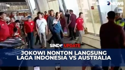 Jokowi Nonton Langsung Laga Timnas lawan Australia di SUGBK
