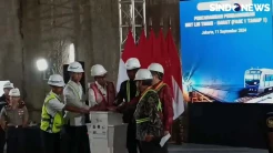 Presiden Jokowi Canangkan Pembangunan MRT Lintas Timur-Barat Fase 1 dari Medan Satria ke Tomang