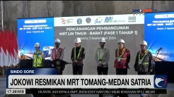 Presiden Jokowi Resmikan MRT Tomang-Medan Satria Sepanjang 24,5 Km