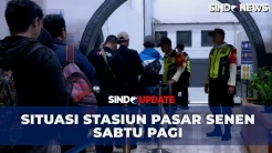 Libur Panjang Maulid Nabi, Stasiun Pasar Senen Dipadati Penumpang