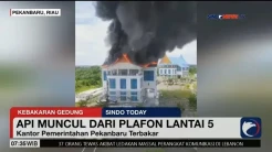 Kantor Dinas PUPR dan Perkim Pemkot Pekanbaru Terbakar