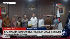 KPU Tetapkan Tiga Pasangan Cagub Cawagub Jakarta