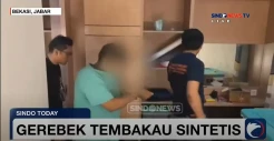 Polres Jakbar Geledah Lab Pembuatan Tembakau Gorila di Rumah Mewah Bekasi