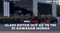 Ribuan Pasukan dan Alutsista Disiagakan di Kawasan Monas Jelang HUT ke-79 TNI