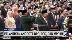 580 Anggota DPR RI dan 152 Anggota DPD RI Periode 2024 - 2029 Dilantik