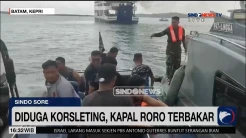 Kapal Roro KMP Tandeman Terbakar di Batam, Evakuasi Penumpang Berjalan Dramatis