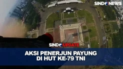 Semarakkan HUT ke-79 TNI, Begini Aksi Memukau 200 Penerjun Payung