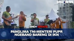 Seru! Ini Momen saat Panglima TNI, Kapolri hingga Menteri PUPR Ngeband Bareng di IKN