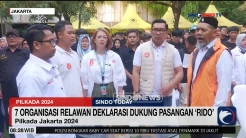 7 Organisasi Relawan Deklarasi Dukung Pasangan RIDO